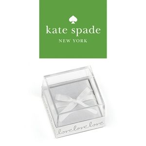 New! Kate Spade New York Lenox Key Court Ring Box